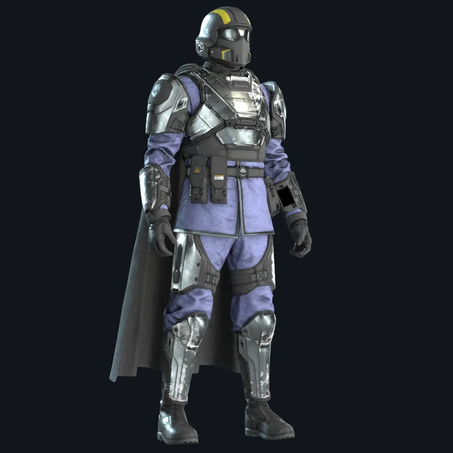 B-22 Model Citizen — броня Helldivers 2