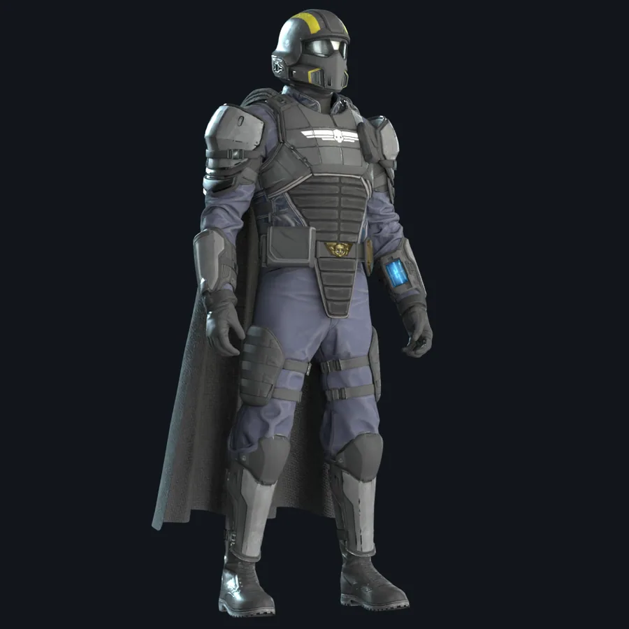 BP-20 Correct Officer — броня Helldivers 2