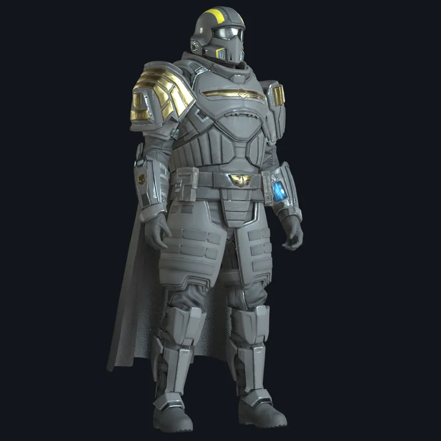BP-77 Grand Juror — броня Helldivers 2