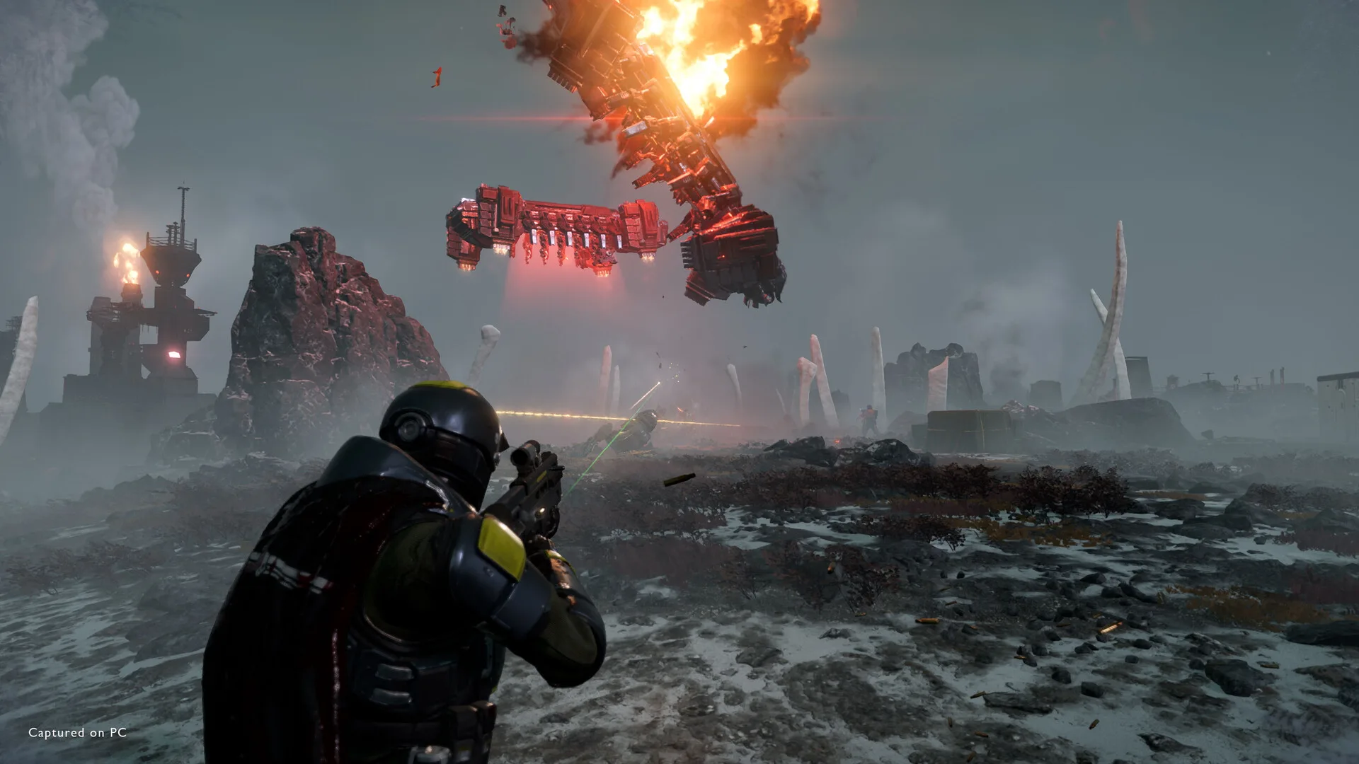 Бой и эвакуация в Helldivers 2
