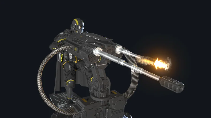 E/MG-101 HMG Emplacement — стратагема Helldivers 2