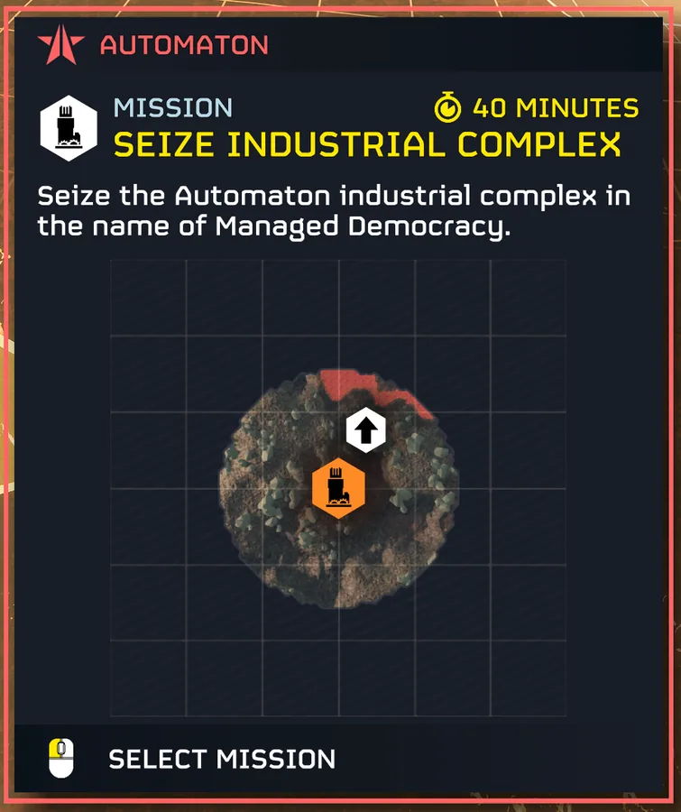 Seize Industrial Complex — стратагема Helldivers 2