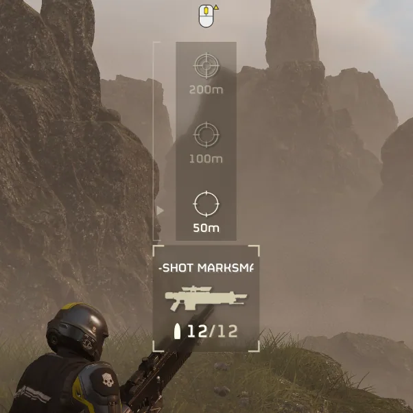 R/40-K Hot-Shot Marksman Rifle — оружие Helldivers 2