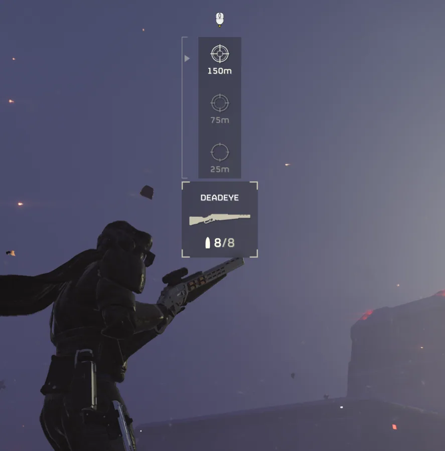 R-6 Deadeye — оружие Helldivers 2